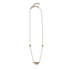 Load image into Gallery viewer, Southern Gates® Gold Plated Bee And Honeycomb Necklace