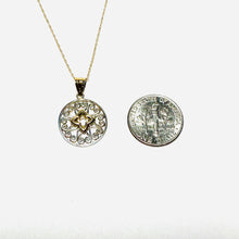 Load image into Gallery viewer, 14kt Gold & Sterling Artisan Gate Necklace