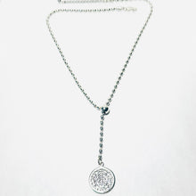 Load image into Gallery viewer, Puff Scroll Gate Rice Bead Lariat Necklace