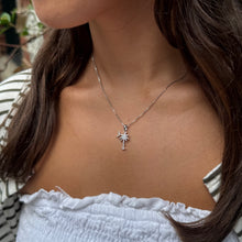 Load image into Gallery viewer, Sterling Silver Palmetto and Moon Necklace