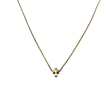 Load image into Gallery viewer, Gold Vermeil Cross Necklace