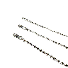 Load image into Gallery viewer, Sterling Rice Bead Anklet