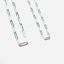 Load image into Gallery viewer, Large Sterling Paperclip Necklace