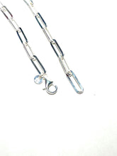 Load image into Gallery viewer, Large Sterling Paperclip Necklace