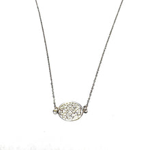 Load image into Gallery viewer, Sterling East to West Artisan Gate Necklace