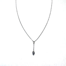 Load image into Gallery viewer, Sterling Mini Rice Bead Y-Necklace
