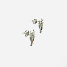 Load image into Gallery viewer, Sterling Silver Palmetto Post Earrings