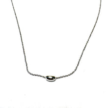 Load image into Gallery viewer, Sterling Rice Bead Mini Necklace