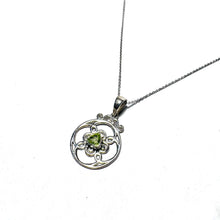 Load image into Gallery viewer, Sterling Silver Southern Gate & Peridot Pendant