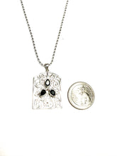 Load image into Gallery viewer, Sterling Southern Gate & Onyx Necklace