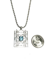 Load image into Gallery viewer, Sterling Southern Gate & Blue Topaz Necklace