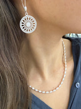 Load image into Gallery viewer, Sterling Southern Gate & Rice Bead Earrings