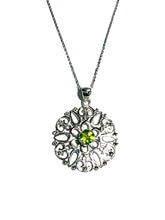 Load image into Gallery viewer, Sterling Southern Gate & Peridot Necklace