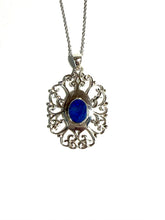 Load image into Gallery viewer, Sterling Southern Gate & Lapis Necklace