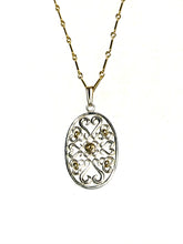 Load image into Gallery viewer, Sterling & Gold Filled Artisan Gate Necklace