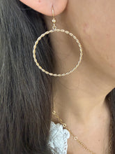 Load image into Gallery viewer, *Gold Filled Textured Round Earrings