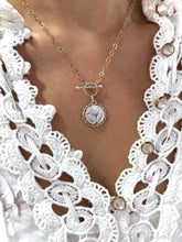 Load image into Gallery viewer, Sterling & Gold Filled Reversible Artisan Toggle Necklace
