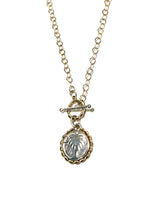 Load image into Gallery viewer, Sterling & Gold Filled Reversible Artisan Toggle Necklace