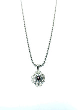 Load image into Gallery viewer, Sterling Silver Southern Gate & Garnet Pendant