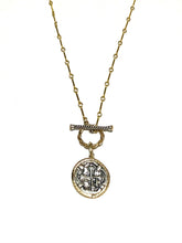 Load image into Gallery viewer, *Sterling & Gold Filled Atocha Coin Inspired Necklace