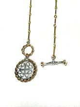 Load image into Gallery viewer, *Sterling & Gold Filled Reversible Artisan Toggle Necklace