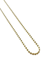 Load image into Gallery viewer, Medium Gold Plated Sterling Rice Bead Necklace