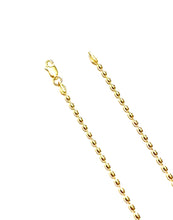 Load image into Gallery viewer, Small Gold Plated Sterling Rice Bead Necklace