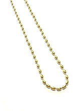 Load image into Gallery viewer, Extra Large Gold Plated Sterling Rice Bead Necklace