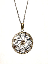 Load image into Gallery viewer, Sterling & Gold Filled Artisan Gate Necklace
