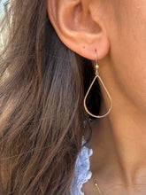Load image into Gallery viewer, 14kt Gold Filled Open Teardrop Earrings