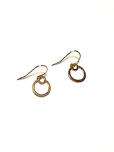 Load image into Gallery viewer, 14kt Gold Filled Double Circle Earrings
