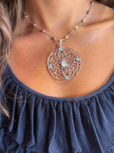 Load image into Gallery viewer, Sterling & Natural Moonstone Artisan Gate Set