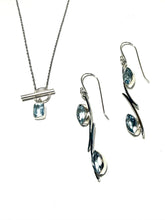 Load image into Gallery viewer, Custom Sterling Blue Topaz Set