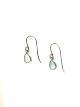 Load image into Gallery viewer, Sterling Larimar & Blue Topaz Artisan Gate Set