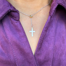 Load image into Gallery viewer, Sterling & 14kt Gold Filled Lariat Necklace