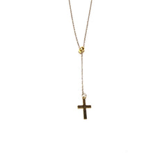 Load image into Gallery viewer, Sterling & 14kt Gold Filled Lariat Necklace