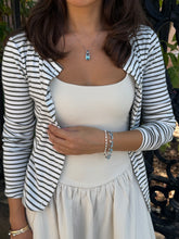 Load image into Gallery viewer, Blue Topaz and Iolite Sterling Earrings