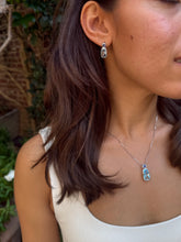 Load image into Gallery viewer, Blue Topaz and Iolite Sterling Earrings