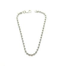 Load image into Gallery viewer, Medium Sterling Rice Bead Bracelet