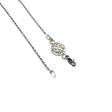 Load image into Gallery viewer, Sterling Triple Wrap Rice Bead & Southern Gate Bracelet/Necklace (SM)