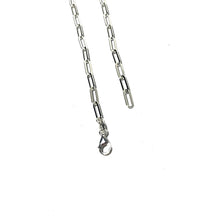 Load image into Gallery viewer, Sterling Green Amethyst & Paperclip Necklace