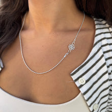 Load image into Gallery viewer, Sterling Triple Wrap Rice Bead & Southern Gate Bracelet/Necklace (SM)