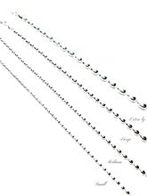 Load image into Gallery viewer, Lowcountry Layer | Sterling Rice Bead Monogram Bracelet Trio