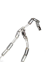 Load image into Gallery viewer, Sterling East to West Artisan Gate & Paper Clip Necklace