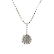 Load image into Gallery viewer, Sterling Atocha Coin Inspired Rice Bead Necklace