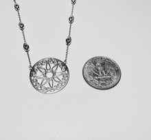 Load image into Gallery viewer, Sterling Station Rice Bead & Artisan Gate Necklace