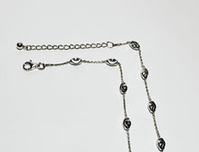 Load image into Gallery viewer, Sterling Station Rice Bead & Artisan Gate Necklace