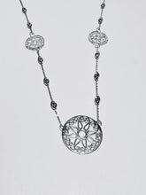 Load image into Gallery viewer, Sterling Station Rice Bead & Artisan Gate Necklace
