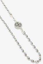 Load image into Gallery viewer, Sterling Triple Wrap Rice Bead & Southern Gate Bracelet/Necklace (XL)
