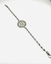Load image into Gallery viewer, Round Sunburst Artisan Gate & Rice Bead Bracelet